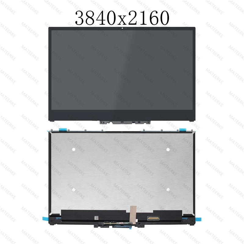 Goede NV156QUM-N51 B156HAN02.0 N156HCE-EN1 LED LCD TOUCH SCREEN GLASS PANEL MET BEZEL VOOR YOGA 720-15IKB