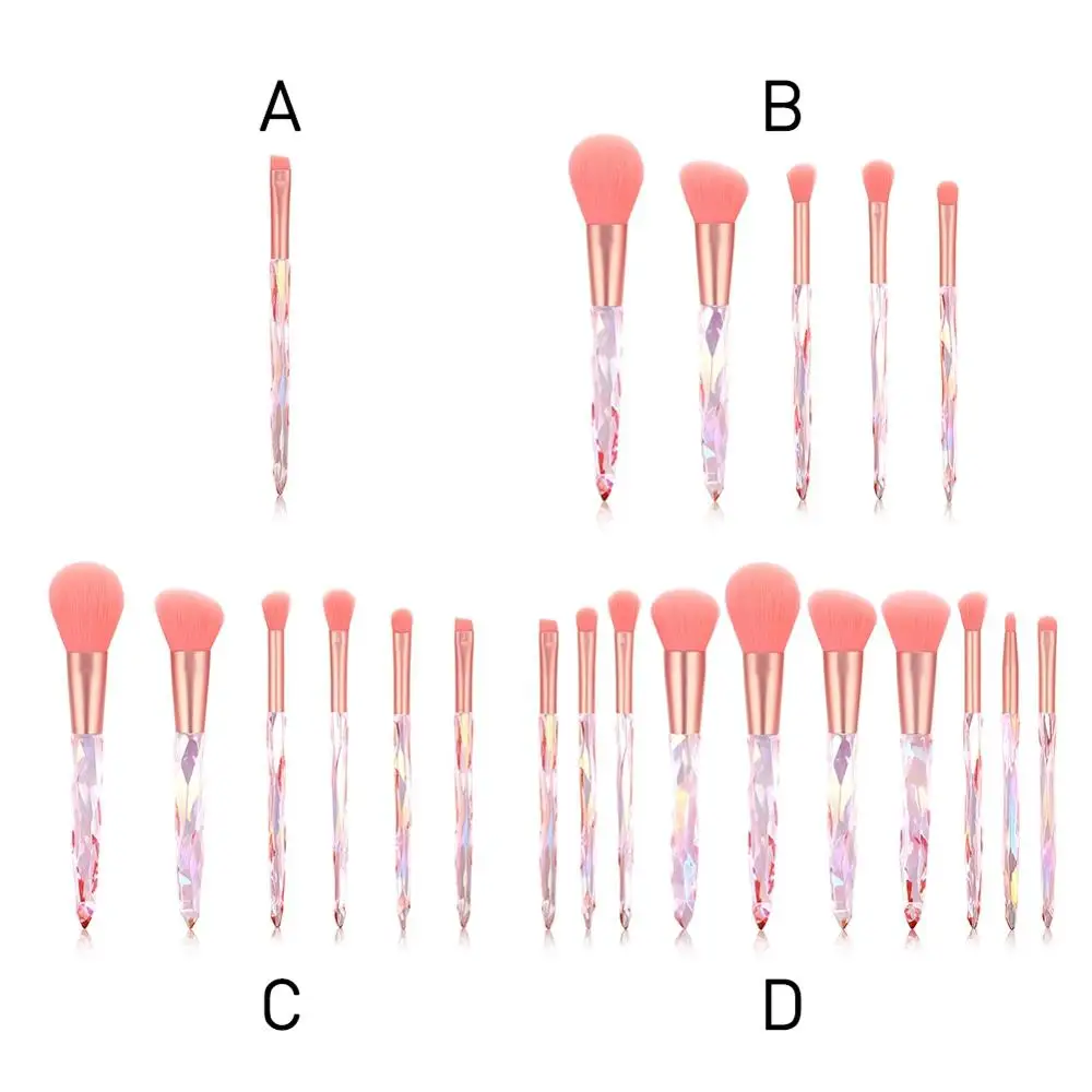 

Makeup Brush 1/5/6/10 Pcs Brushes Kit Cosmetic Tools Kit Foundation Eyeshadow Concealer Multifunctional Makeup Brush Set