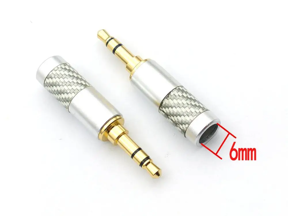 

1pcs high quality 3.5mm stereo Jack Plug Audio connector adapter