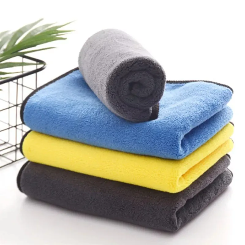 

30x30/60cm Car Wash Microfiber Towel Super Absorbent Hemming Car Cleaning Drying Cloth Auto Cleaning Towel Car Washing Tools