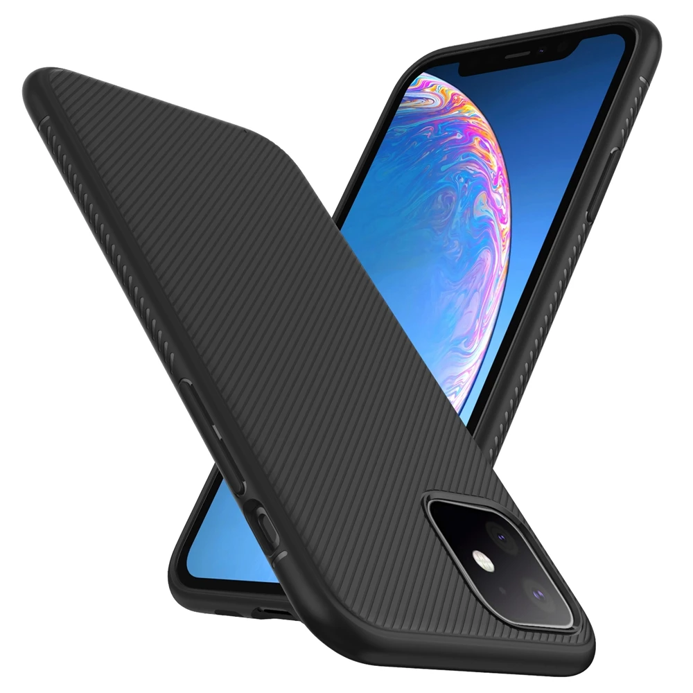 Для iPhone 11 Pro Max 2019 Чехол легкий тонкий Environ силиконовый мягкий чехол для задняя