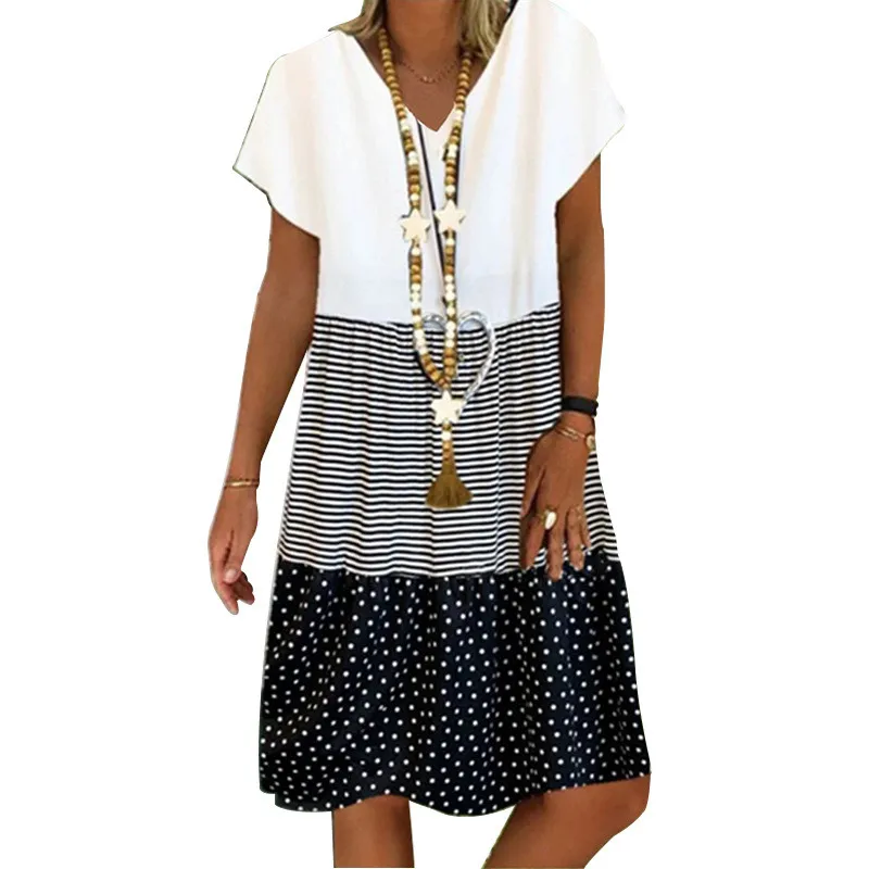 

Women Autumn Dress Fashion Polka Dot Chiffon Dress Long Sleeve O Neck Ruffle Female Casual Yellow Dress 2020 Retro Vestido