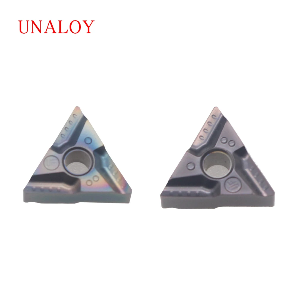 UNALOY 10pcs TNMG160404R TNMG160404L UF HC0300 HC030 high quality carbide outer turning tool TNMG 160408 metal lathe part