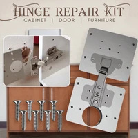 mintiml%c2%ae hinge repair kit plate for cabinet furniture drawer stainless steel table plates scharnier door hinger accessories