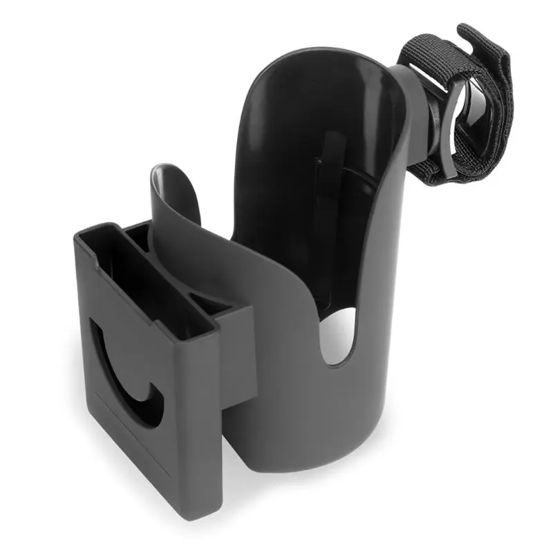 

2 in 1 Stroller Cup Holder + Phone Holder Universal Cup Holder Rack for Buggy Pushchair Wheelchair