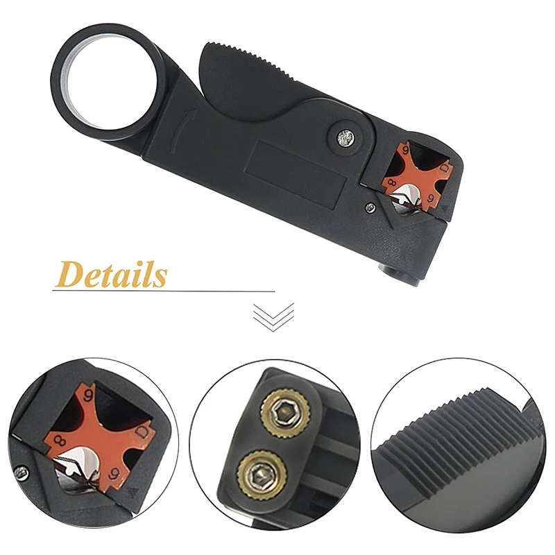 Коаксиальный обжим коаксиальный РЧ/BNC разъем обжимной инструмент набор с 1 шт.