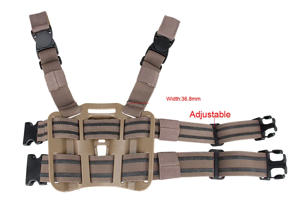 Тактическая кобура 92/95 для пистолета с платформой охотничьего ружья черного