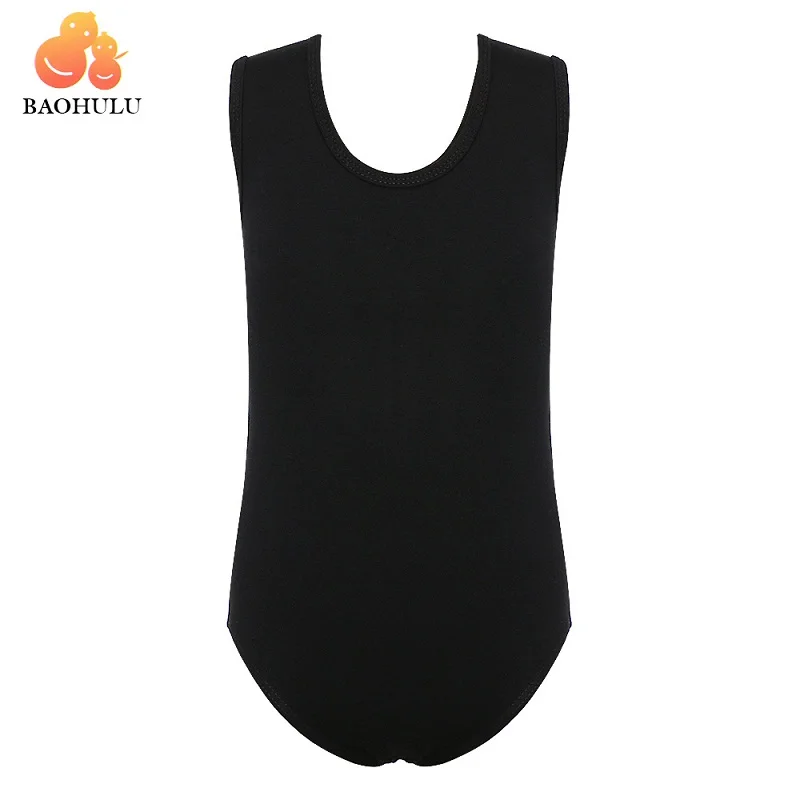 B103 Black BAOHULU/милое кружевное балетное трико для девочек, костюм, боди, розовое, для шоу, гимнастики, звезды, принцесса, школьная форма, Юнион, хлопок, прохладная вода - Цвет: B103 Black