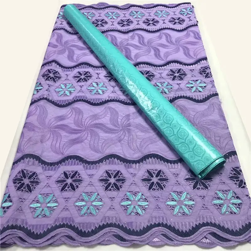 

2,5 + 2,5 ярдов швейцарского кружева, 100% хлопок, Африканское кружево, 2021 высокое качество и базин, роскошная вышивка, Свадебная вечеринка, шитье