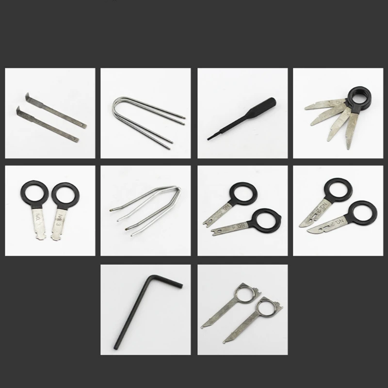 

20 Pcs Car Speaker Disassembly Tool Set Auto Stereo Removal Radio Keys Remove 11UA
