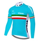 Новинка, одежда для весны и осени, мужские футболки с длинным рукавом для велоспорта Maillots Ciclismo, футболки для горного велосипеда, рубашки STRAVA