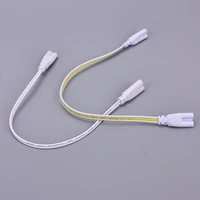 2pcs double end cable wire 3 pin led two three phase t4 t5 t8 led lamp lighting connecting tube connector 30cm