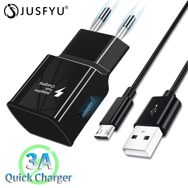 

USB C Fast Charger 3A USB Type C Kabel Travel Adapter EU/US For Samsung Galaxy S8 S9 S10 plus Note 8 S9 S8 C5 c7 C9 pro Devices