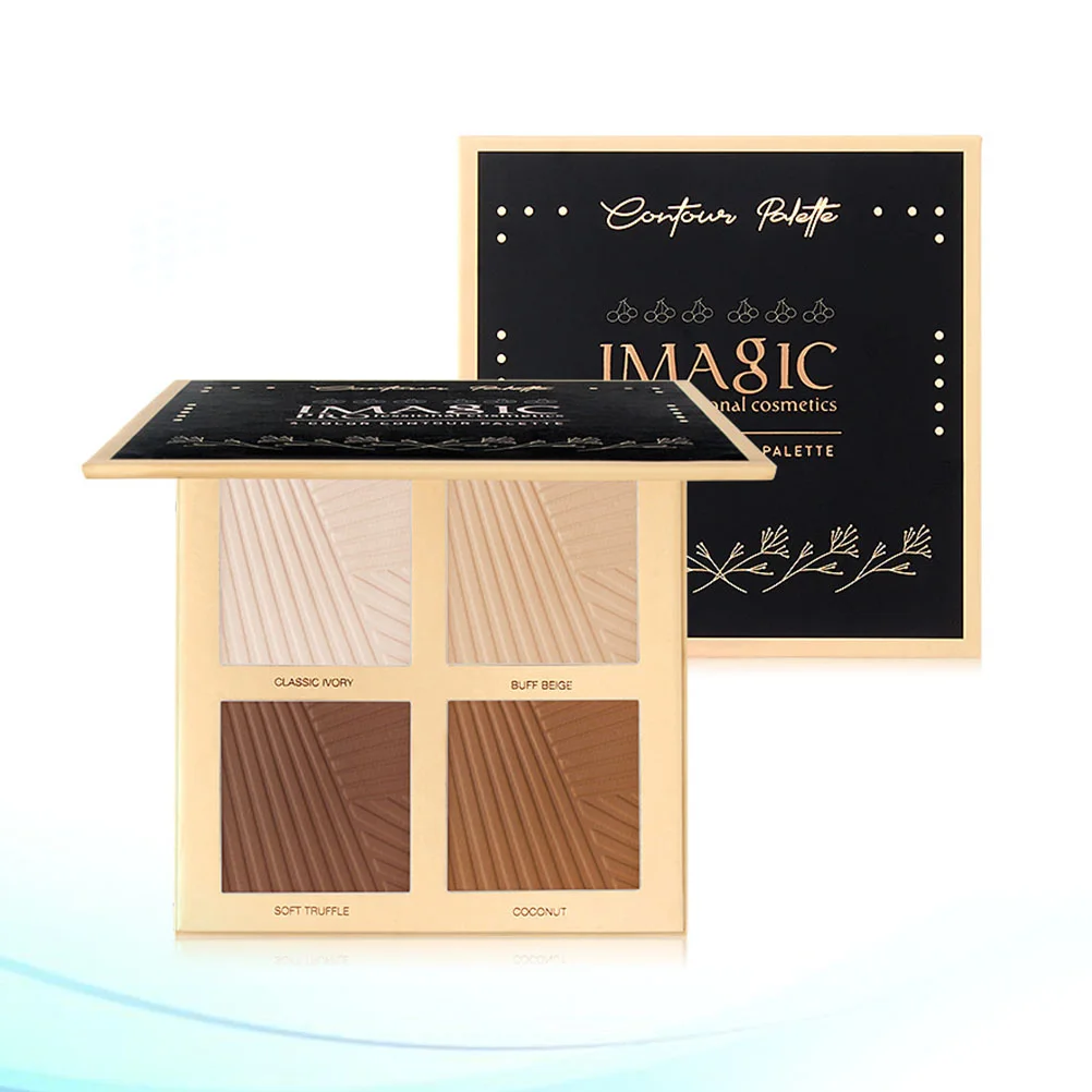 

Четыре оттенка пудры, водостойкий макияж для лица, осветляющая пудра для лица, фотографический набор