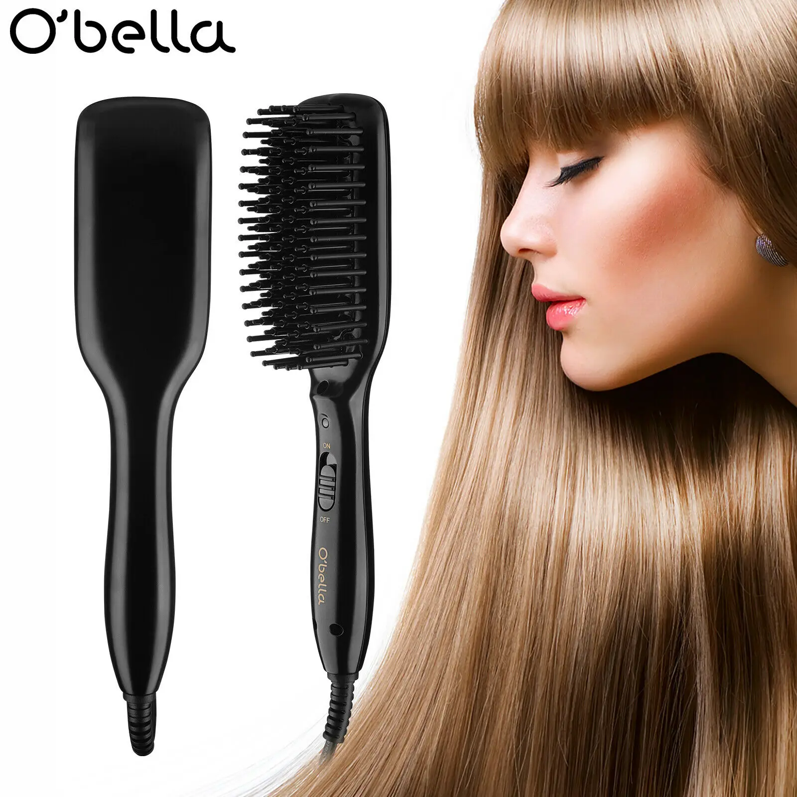 

Профессиональный паровой выпрямитель для волос O'Bella MINI96, Керамический выпрямитель для волос, Плойка для выпрямления волос