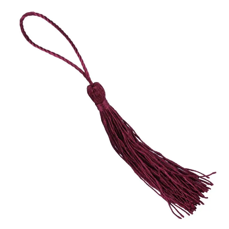 

Bead Counter Decoration Polyester Tassels with Hanging Ring Silk Sewing