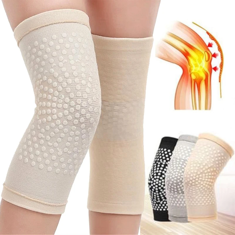 

Self Heating Support Knee Pad Knee Brace Warm for Arthritis Joint Pain Relief Injury Recovery Belt Knee Massager Leg Warmer