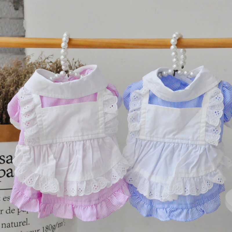 Рубашка для щенков и собак Одежда кошек летняя одежда йоркширских терьеров