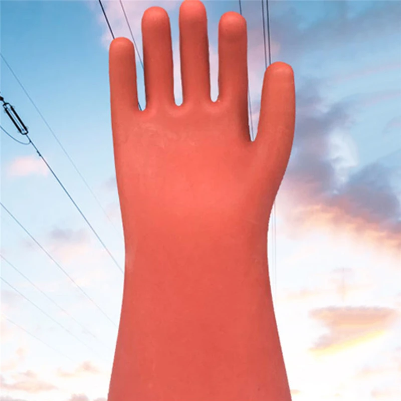 12кв резиновые перчатки безопасности электрика 1 пара анти-электричество защита