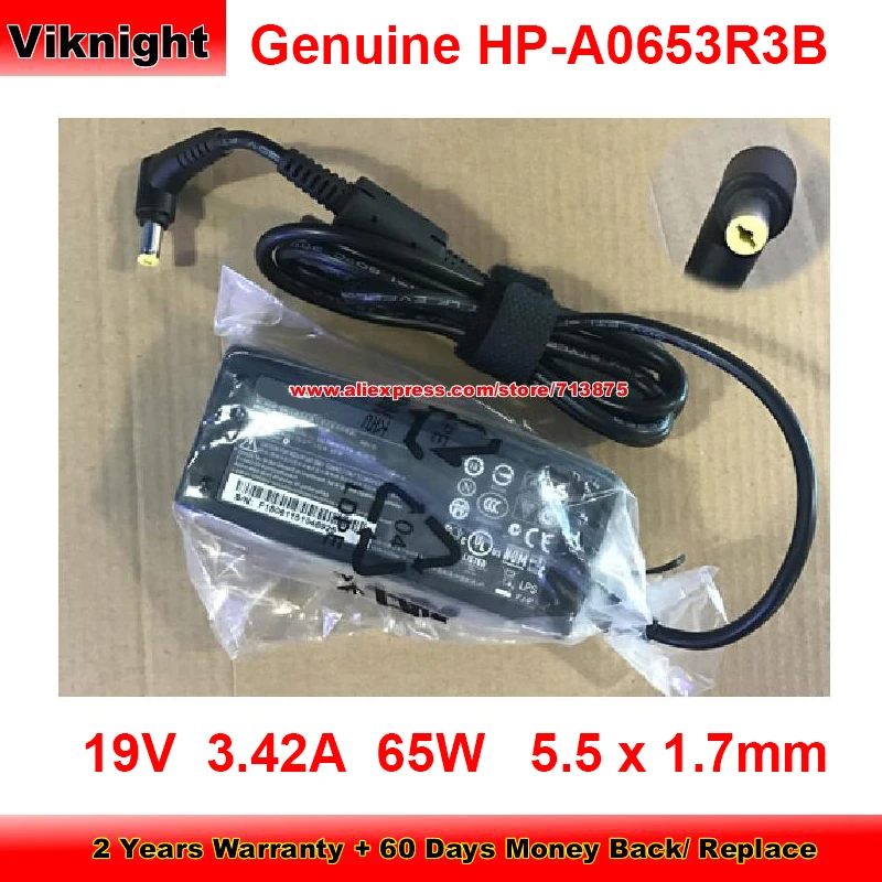 

Genuine A065R030L AC Adapter 19V 3.42A 65W Charger HP-A0653R3B for Acer Laptop HP-A0653R3B with 5.5 x 1.7mm Tip Power Supply