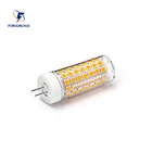 Светодиодная лампа G4, 220 В, 6 Вт, без мерцания, керамика, 2835SMD 88, светодиоды s, теплый белый, сверхъяркая люстра, светодиодная лампа для дома