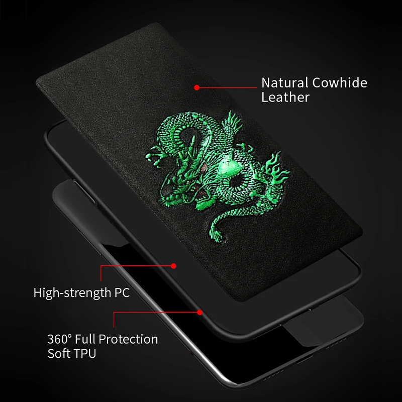 

3D Emboss Genuine Leather Case For Samsung Galaxy S21 Ultra S20 FE S8 S9 S10 S21 Plus Note 20 10 9 A51 A71 A31 A50 M21 M31 M51