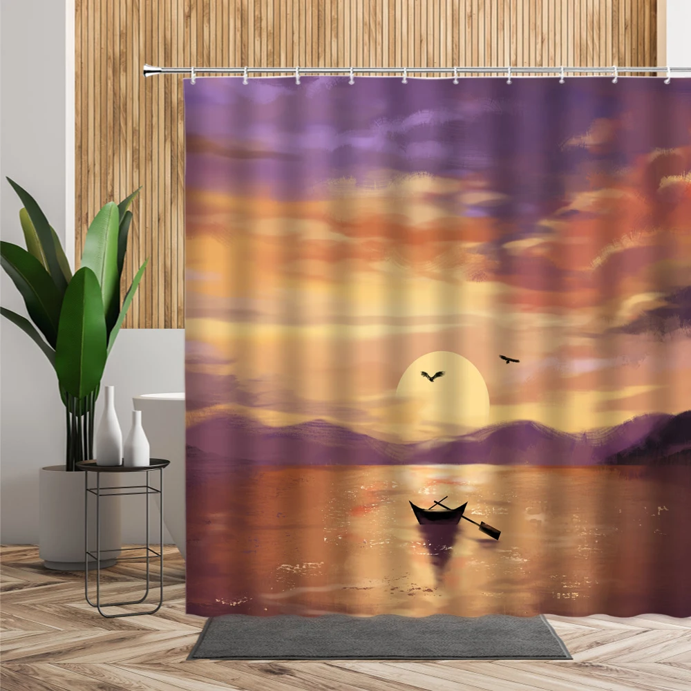 Цветная занавеска для душа с изображением звездного неба абстрактный морской