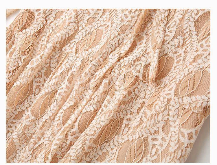 

New Spring Two Piece Set Women Clothes Full Sleeve Slim Lace Dress And Sleeveless Long Coat With Belt Vogue OL Style Suit SL389