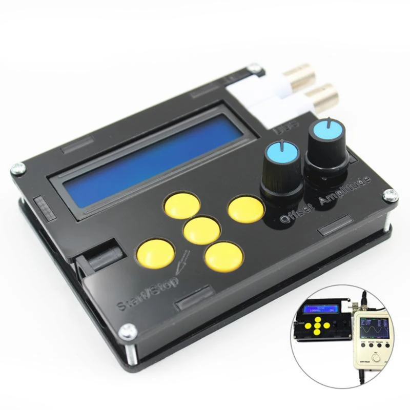 

2021 New DDS Function Signal Generator with LCD Display 9V 1A Power Adapter Laboratory Equipment Circuit Design Tool
