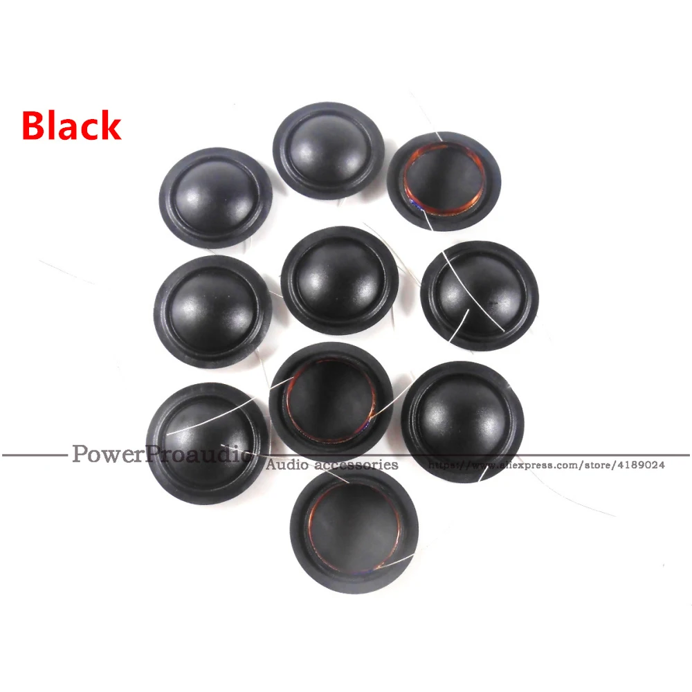 

10 pcs /lot 25.5MM TREBLE Coil 1Inch 8OHM Speaker repair accessories Tweeter Voice