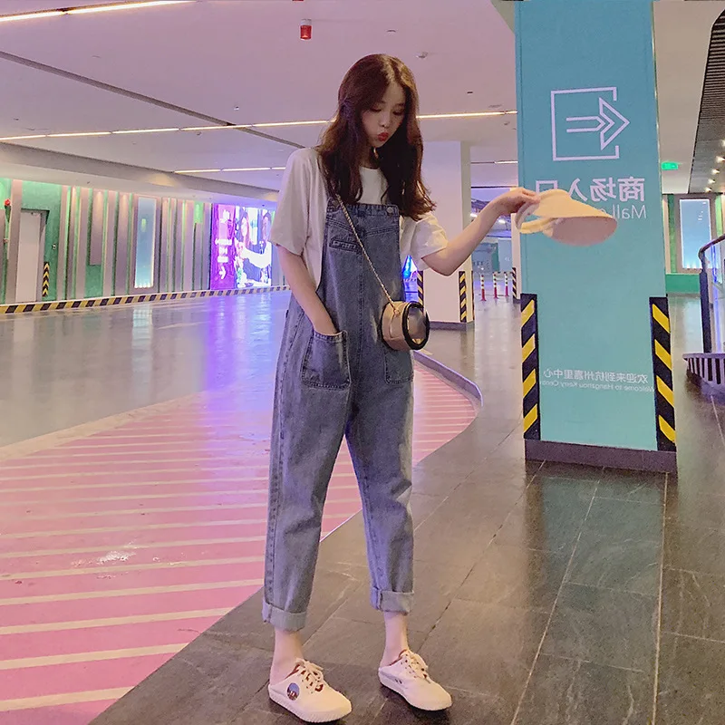 Ladies jeans mother jeans high waist jeans high elastic large size stretch jeans ladies washed high waist tooling cropped pants