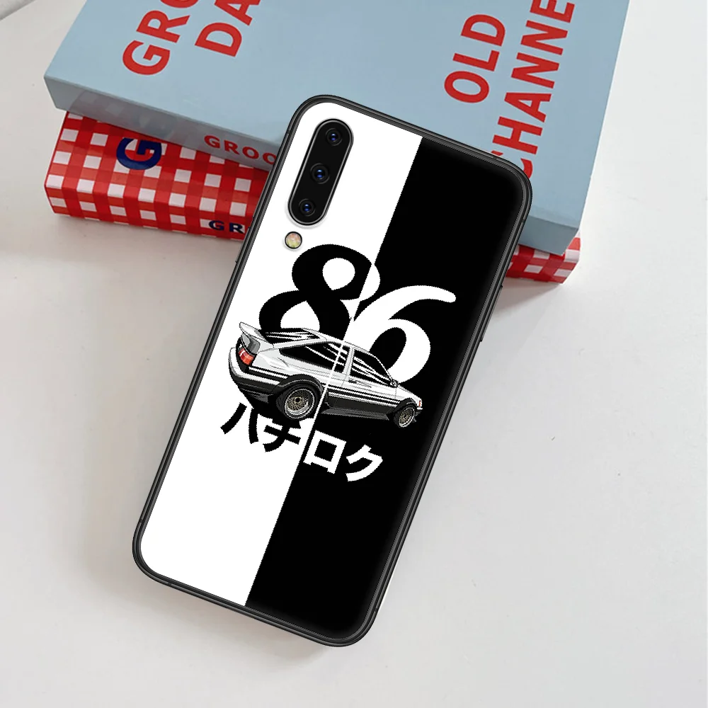 

Initial D AE86 Sport Car Phone Case For Samsung Galaxy A 3 5 7 8 10 20 20E 21S 30 30S 40 50 51 70 71 black Cell Pretty Etui 3D