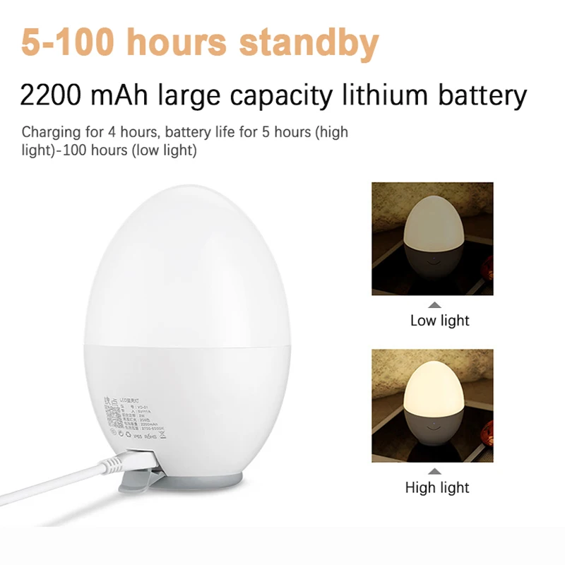 Ночник с сенсорным переключателем праздничный светильник для сна креативное