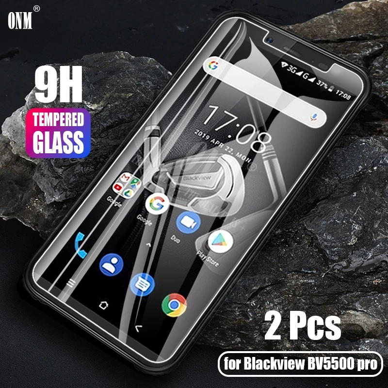 2 шт закаленное стекло для BLACKVIEW BV5500 PRO протектор экрана 2.5D 9H пленка| |
