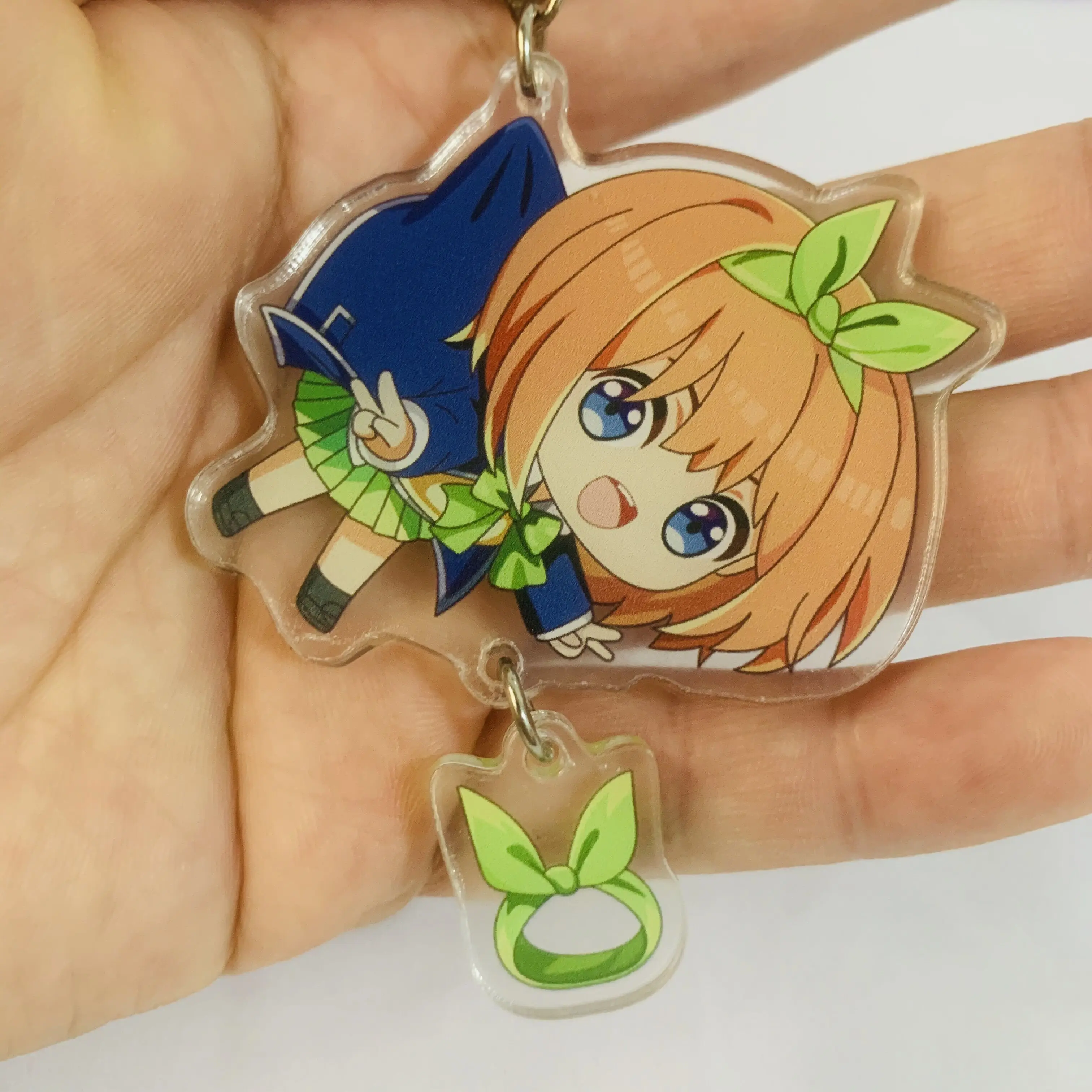 Брелок для косплея из акрила аниме милый брелок с подвеской в сумку Накано ичика