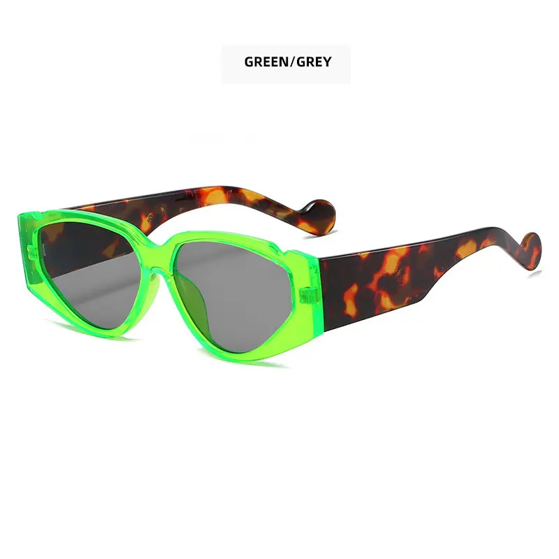 

2021 new leopard print fashion modern square woman oversized retro sunglasses unisex cool ins popular brand design sunglasses