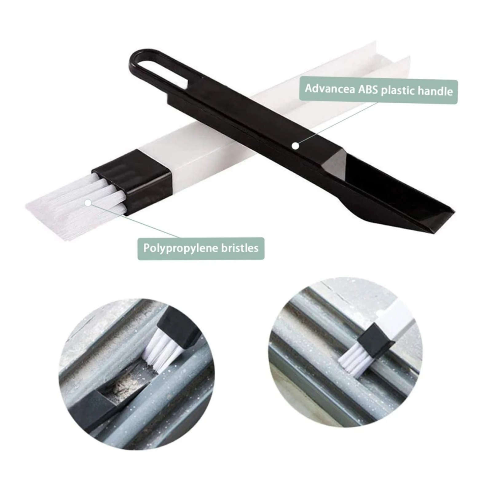 

8pcs Groove Cleaning Tools Wear-resistant Gap Cleaner Crevice Sink Cleaning Brush Window Groove Cleaning Cloth Window Brush