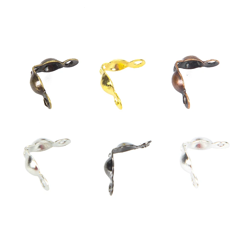 200 шт./лот 8x4 мм 8 цветов металлическая шариковая цепочка калотты концевые