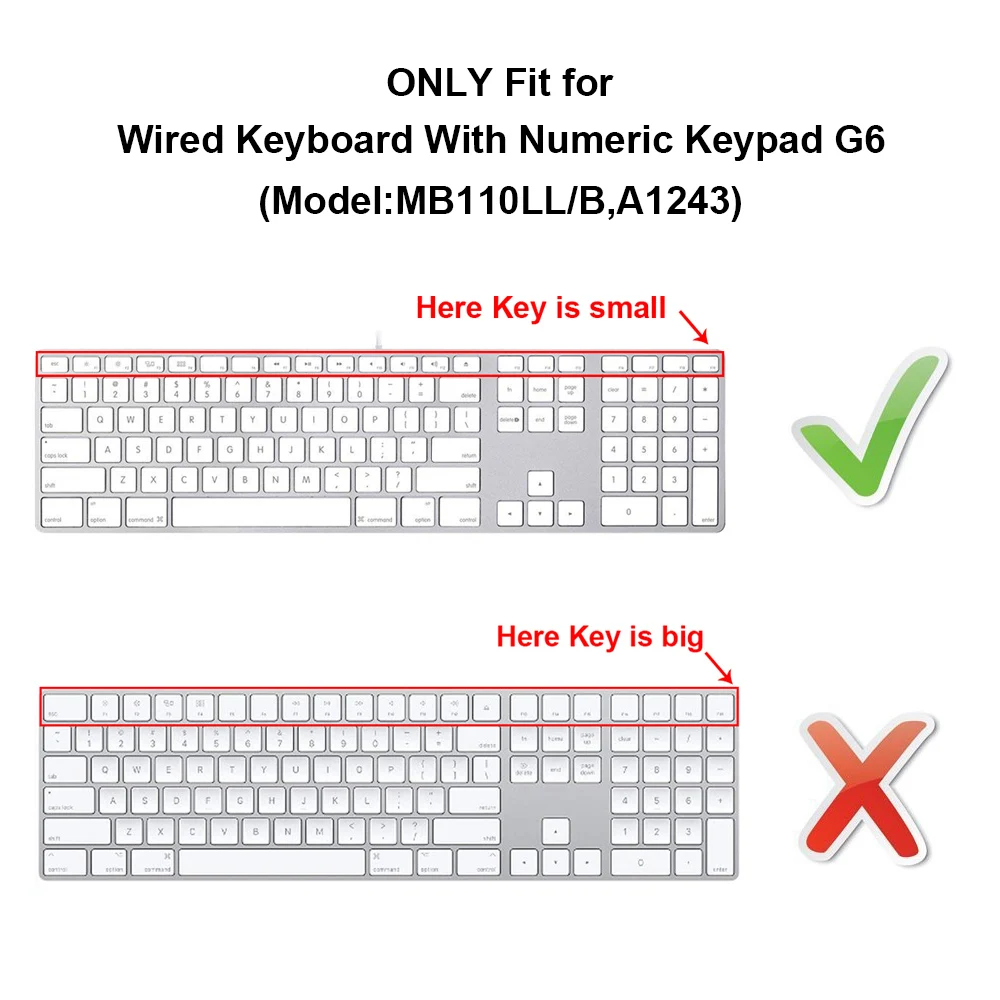Накладка на клавиатуру HRH DaVinci для Apple с клавишами цифровым интерфейсом USB Для iMac G6