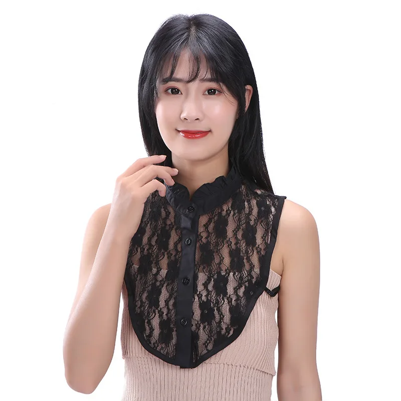 Linbaiway черных шелковых сапог стенд пальто с отворотами имитация воротники для