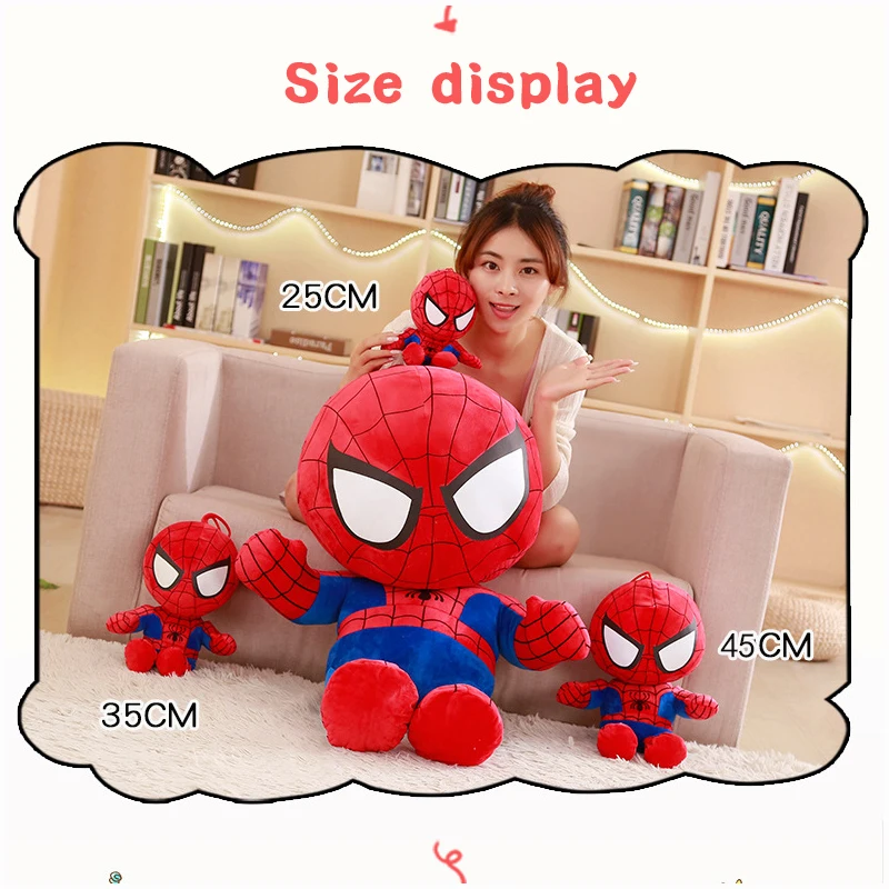 Плюшевые игрушки мстители Disney игрушки-пауки Капитан Америка Железный человек