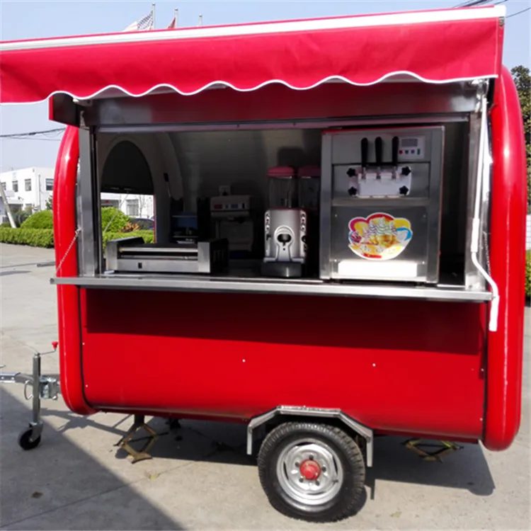 

Street snack vending equipment coffee food trailer,hot dog carts,mobile food trucks for sale