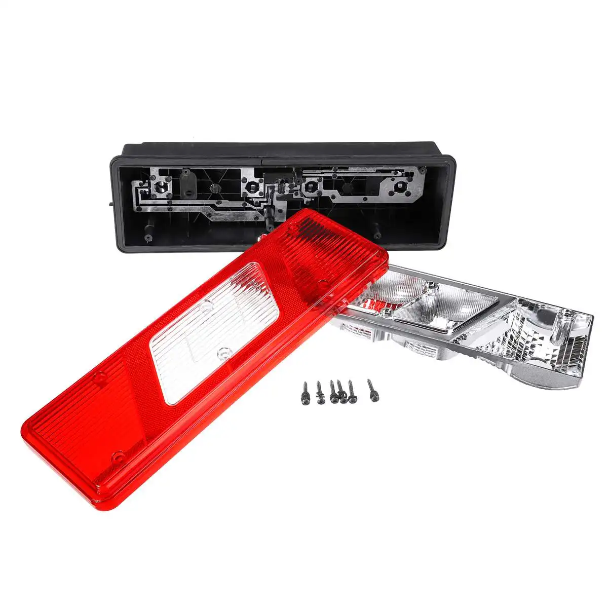 

Car Red & Clear Right Left Tail Lamp Light Lens Replacement Rear Light Brake For Ford Transit 2.2 V363 MK8 2014+ #BK31-13405-CC