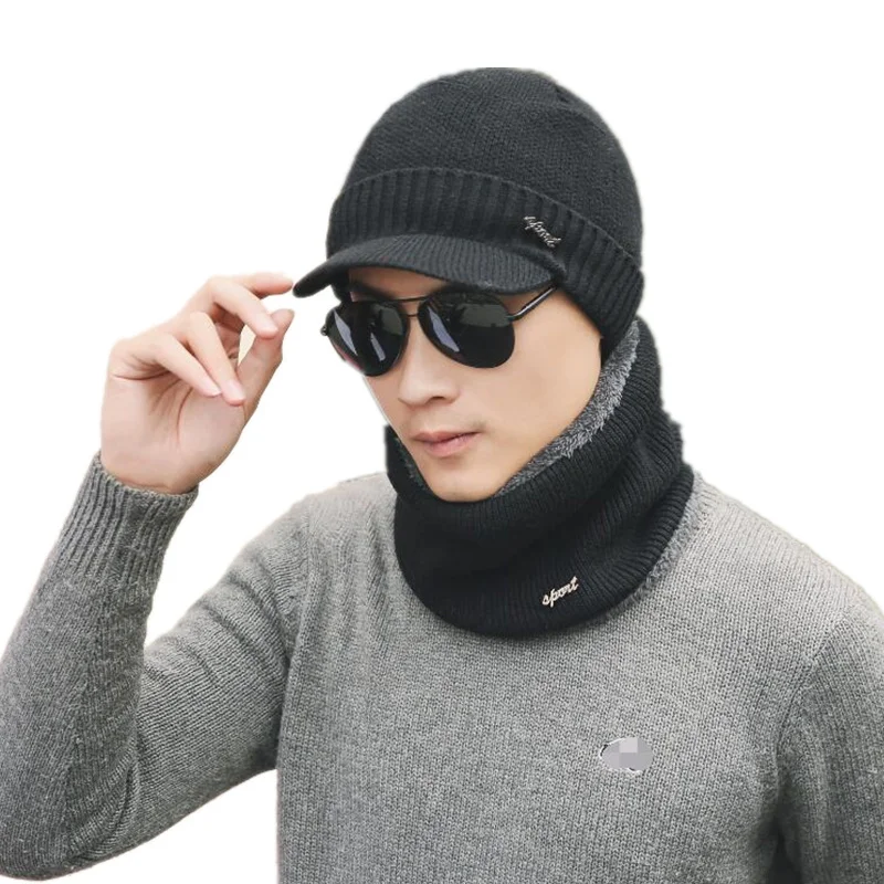 Унисекс теплые зимние вязаные шапки модная зимняя шапка для мужчин и женщин