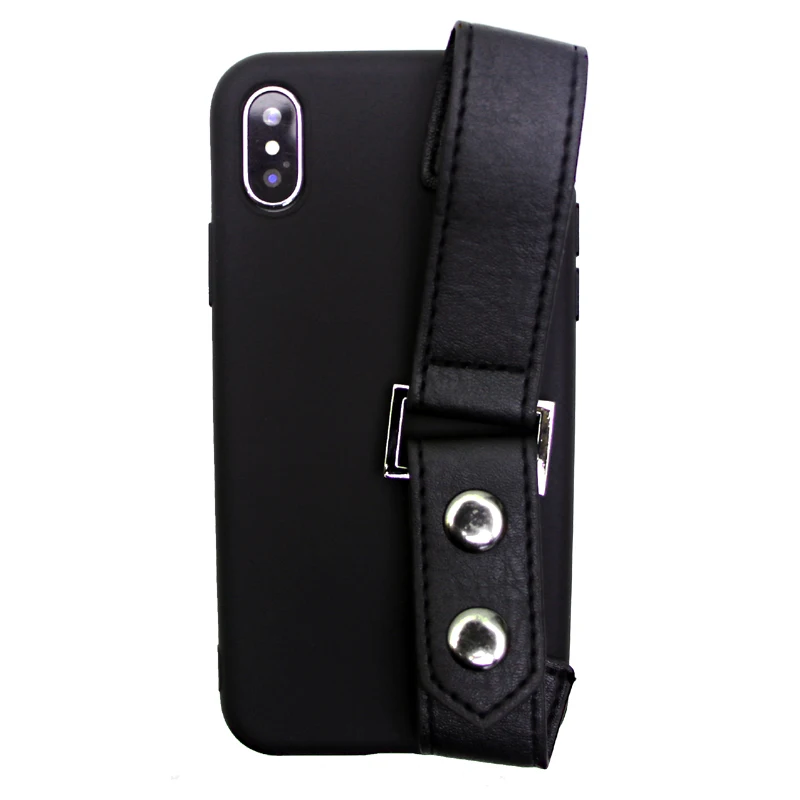 Модный кожаный чехол с ремешком на запястье для iphone 11 11Pro Max X Xs max XR 7 8 Plus 6s