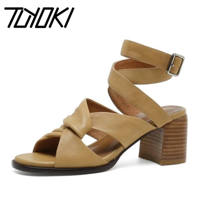 

Босоножки женские летние из натуральной кожи с ремешком на щиколотке, размеры 34-40