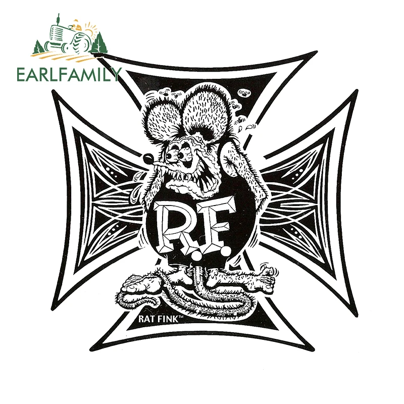 EARLFAMILY 13 см x для сказок крысы Fink забавные автомобильные наклейки и аниме Декор