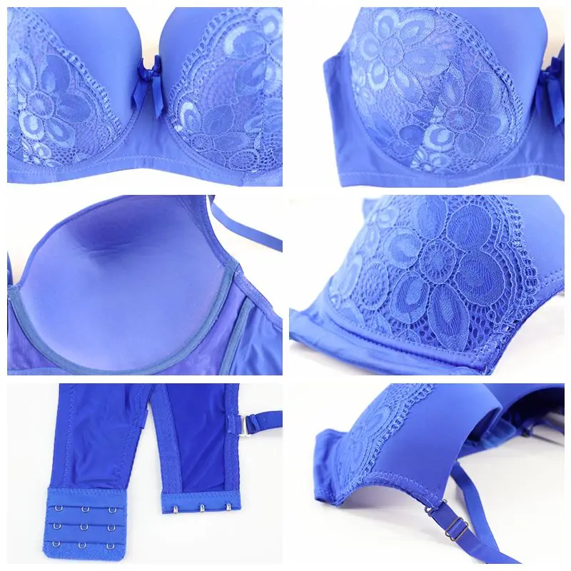 Xiushiren DD/DDD чашка G размера плюс Bra Top Для женщин нижнее белье с цветочным принтом на