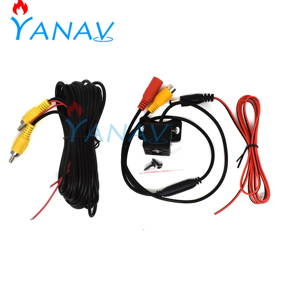 Автомобильный видеорегистратор с объективом 170 ° USB камера заднего вида авто