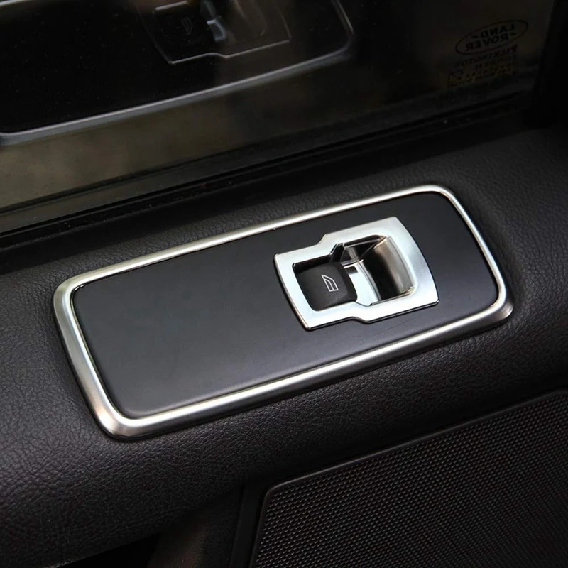 Хромированная Автомобильная дверная оконная кнопка переключения подъемная